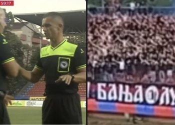 Prekinuta utakmica Borac – Velež zbog skandiranja Ratku Mladiću: sudija Admir Musić poslao igrače u svlačionice
