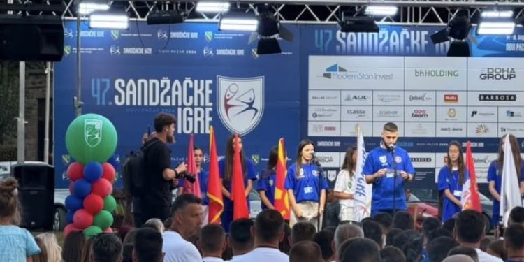 47. SANDŽAČKE IGRE OTVORENE U NOVOM PAZARU: SPORT POVEZUJE SANDŽAK I REGION
