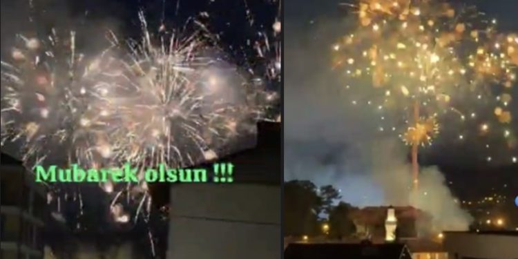 Vatromet u sandžačkim gradovima u čast postizanja jedinstva Islamske zajednice VIDEO