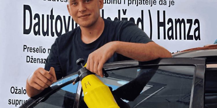 Novi Pazar zavijen u crno: U saobraćajnoj nesreći preselio mladi Hamza Dautović