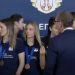 Odbojkašice okrenule leđa Vučiću na prijemu, ostao sam VIDEO