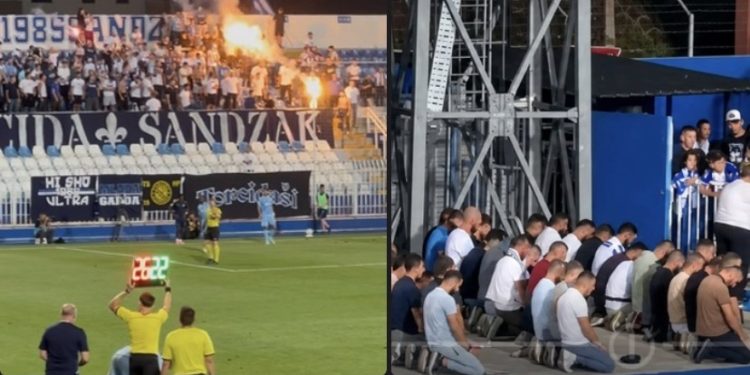 Zar opet: Pazarci kažnjeni zbog vjerskog obreda i bakljade na tribinama, a Beograđani mogu i više