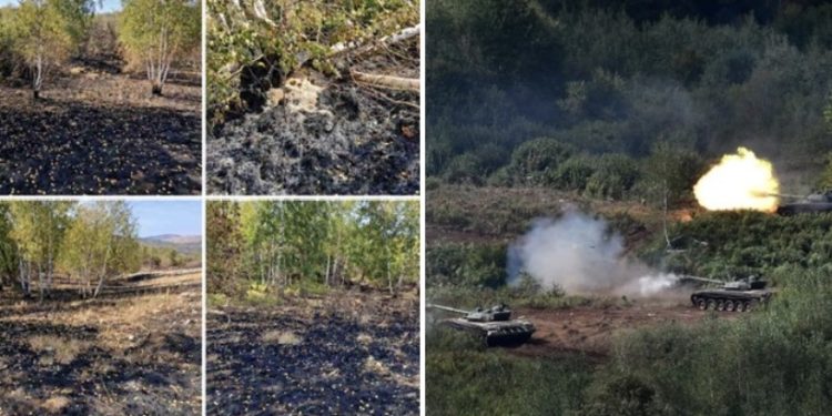 Iza vojne vježbe na Pešteru ostalo zgarište i pustoš, imanje Haruna Memića izgorjelo
