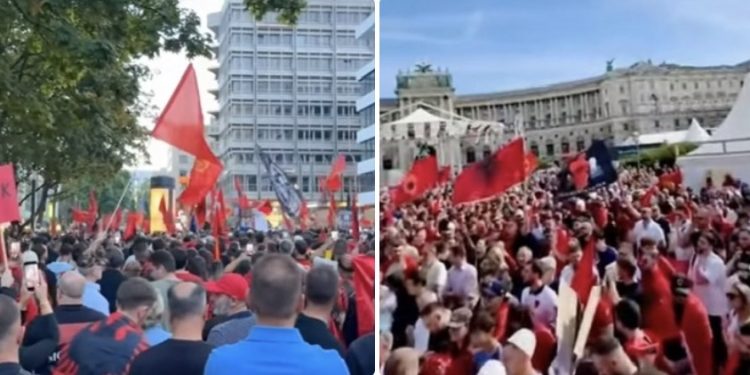 Protesti Albanaca širom svijeta nakon presude liderima UÇK: Okupljanja u Beču, Štutgartu, Minhenu