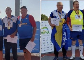 TUTINAC ISMET PRAMENKOVIĆ U 80. GODINI OSVOJIO BALKAN: Zlato i srebro za reprezentaciju BiH