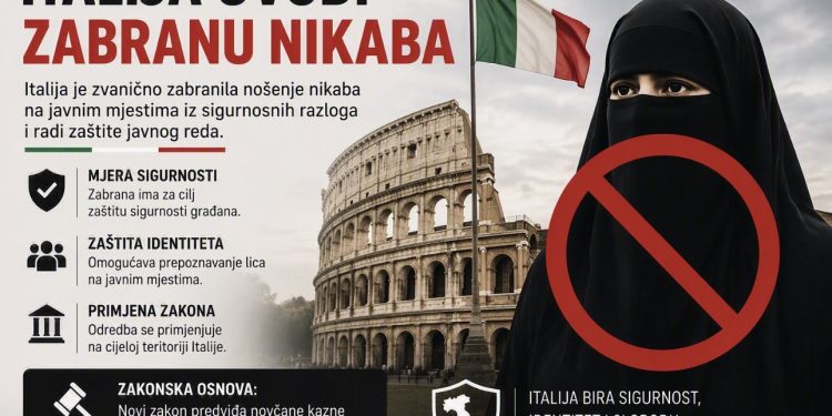 Meloni uvodi pravila za škole u Italiji: Ograničenje broja stranih učenika i zabrana nikaba