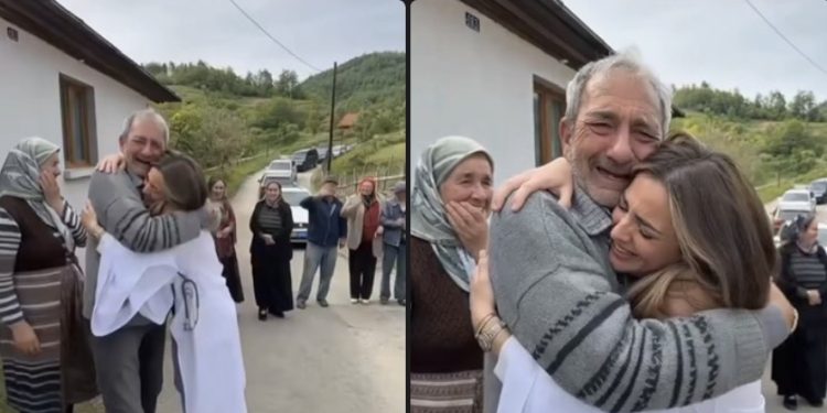 Prodao je posljednju njivu da kćerka postane liječnica – nakon 11 godina kolona ljudi ga rasplakala