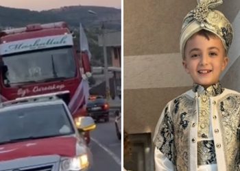 Svečano u porodici Zeković: Kolone automobila uz sirene slavile sunet Omera VIDEO