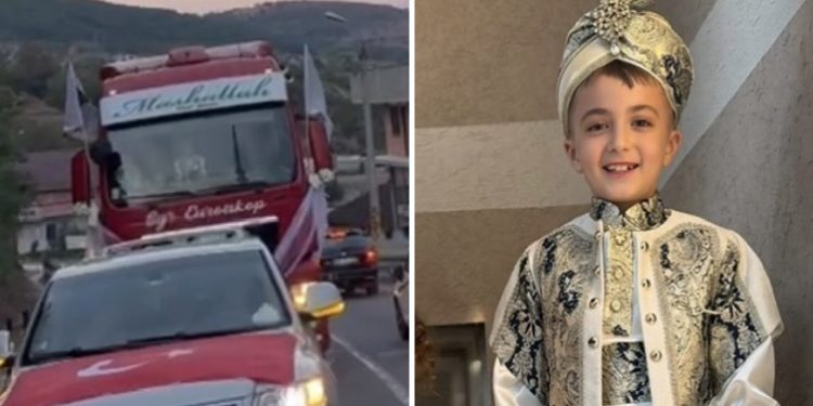 Svečano u porodici Zeković: Kolone automobila uz sirene slavile sunet Omera VIDEO