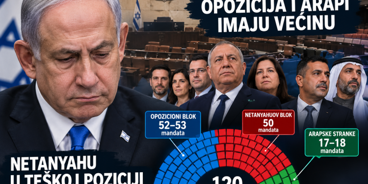 NETANYAHU IZGUBIO: OPOZICIJA POBJEDILA, VELIKI USPJEH ARAPSKIH STRANAKA