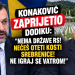 KONAKOVIĆ OŠTRO DODIKU: „NEMA DRŽAVE RS! NEĆEŠ OTETI KOSTI SREBRENICE – NE IGRAJ SE VATROM!“