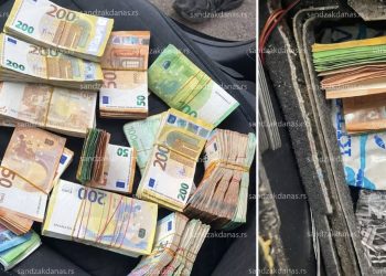 Špiljani: U bunkeru Golfa pronađeno više od 220.000 eura, za volanom mladić S.H. iz Novog Pazara